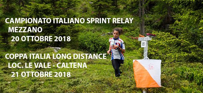 Campionati Italiani Sprint Relay e Coppa Italia Long