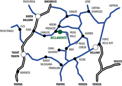 Mappa generale della regione