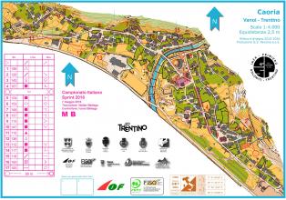 Campionato italiano sprint 2016 - Mappe di gara