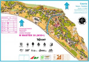 Campionato italiano sprint 2016 - Mappe di gara