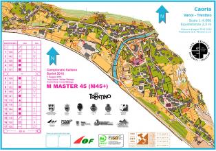 Campionato italiano sprint 2016 - Mappe di gara