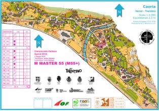 Campionato italiano sprint 2016 - Mappe di gara