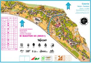 Campionato italiano sprint 2016 - Mappe di gara