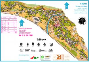 Campionato italiano sprint 2016 - Mappe di gara