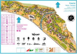 Campionato italiano sprint 2016 - Mappe di gara