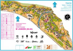Campionato italiano sprint 2016 - Mappe di gara