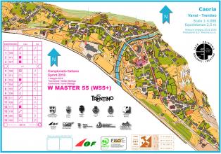 Campionato italiano sprint 2016 - Mappe di gara