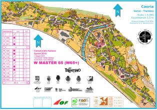 Campionato italiano sprint 2016 - Mappe di gara