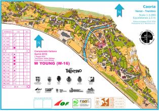 Campionato italiano sprint 2016 - Mappe di gara