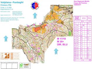 Gare a Valpiana 2017 - Mappe di gara middle