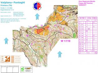 Gare a Valpiana 2017 - Mappe di gara middle