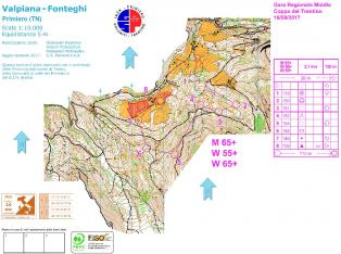 Gare a Valpiana 2017 - Mappe di gara middle