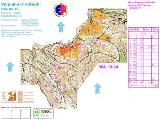 Gare a Valpiana 2017 - Mappe di gara middle