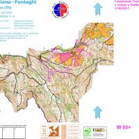 Gare a Valpiana 2017 - Mappe di gara staffetta