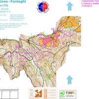 Gare a Valpiana 2017 - Mappe di gara staffetta